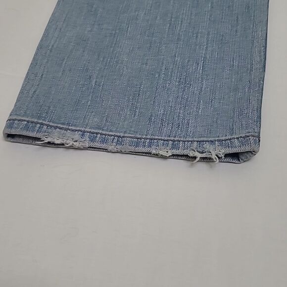 NEW 27 GOLDSIGN LOOSE FIT BUTTON FLY LIGHT STRAIGHT LEG JEANS 28 NWOT - Picture 10 of 15